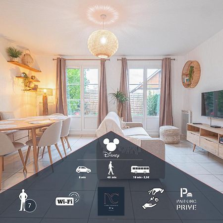 *Disneyland-Paris* 7Pers, Wifi, Parking Bailly-Romainvilliers Extérieur photo